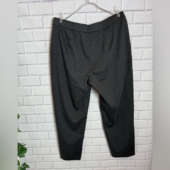 Eileen Fisher Dark Gray Straight Leg Pants Women's Size M - Picture 5 of 7